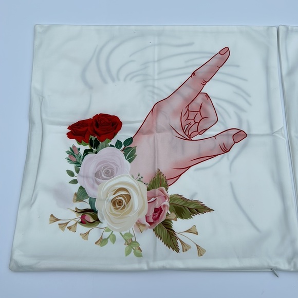 2 Piece Decorative Accent Pillow Covers - Picture 3 of 8